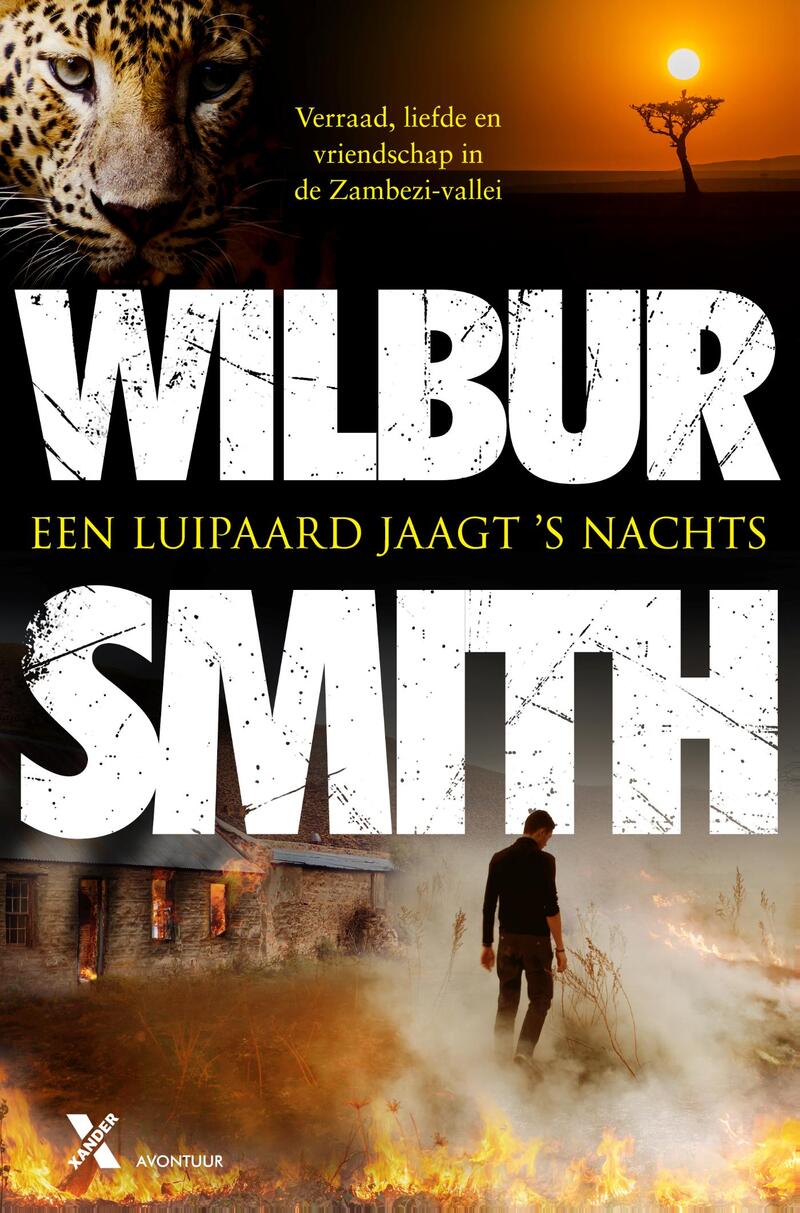 Een luipaard jaagt 's nachts