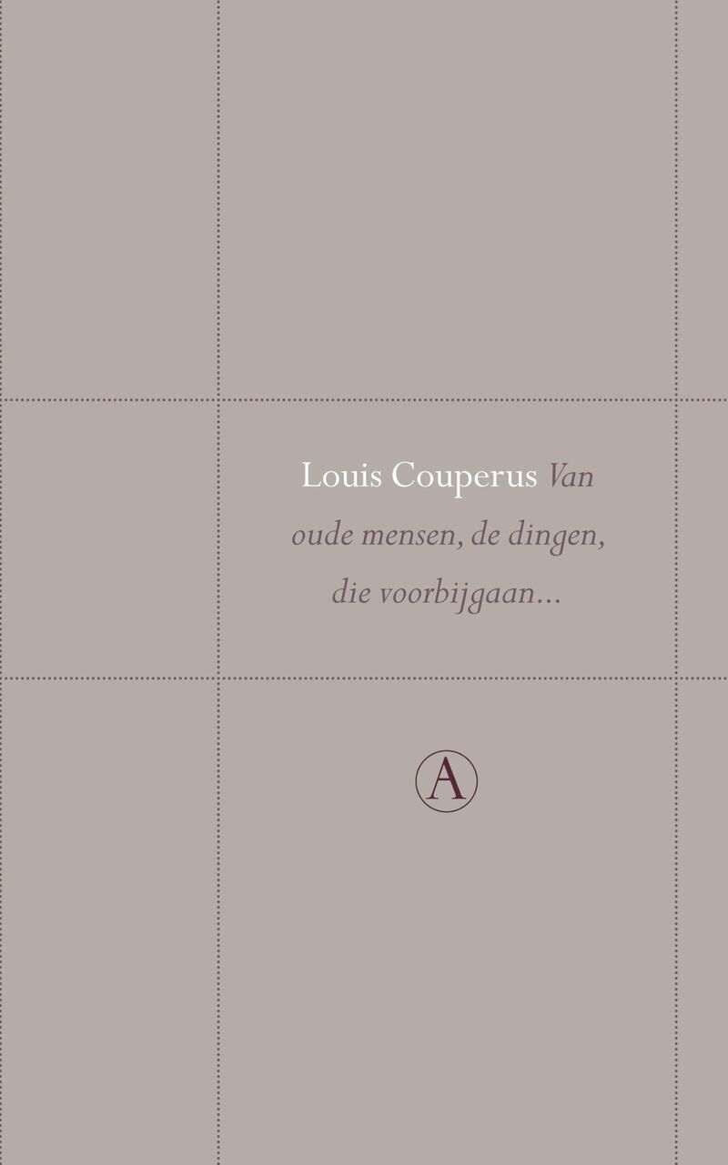 Van oude mensen, de dingen, die voorbijgaan