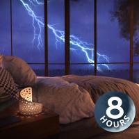 Val in slaap met ontspannende regen- en dondergeluiden | (8 uur)