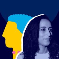 Het Portret van klimaatactivist Faiza Oulahsen